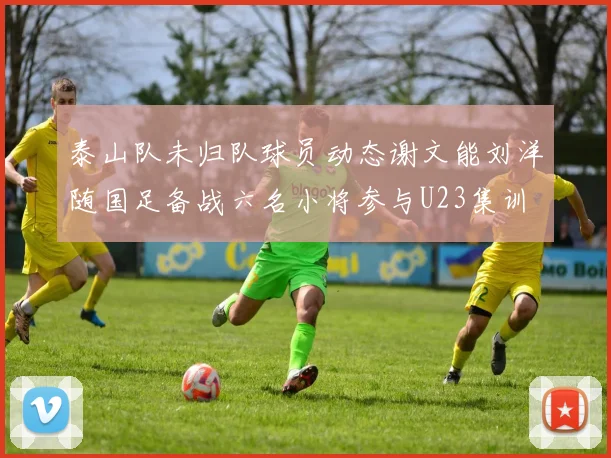 泰山队未归队球员动态谢文能刘洋随国足备战六名小将参与U23集训